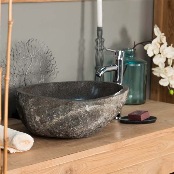 Lavabo đá tự nhiên - Sự lựa chọn hoàn hảo, tối giản cho phòng tắm