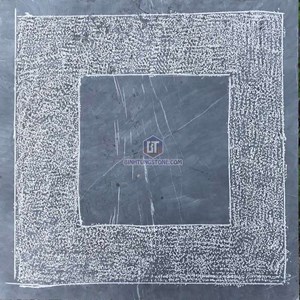 Đá băm nhám xanh đen họa tiết 05