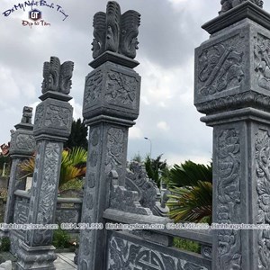 Cột đá xanh đen 06