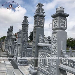 Cột đá xanh đen 08