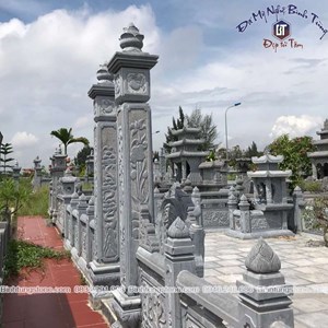 Cột đá xanh đen 09