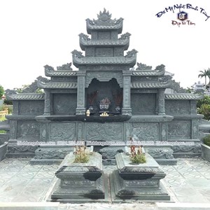 Lăng thờ đá xanh rêu 01