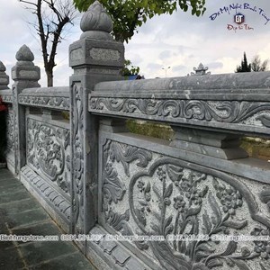 Hàng rào đá xanh đen 02