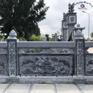 Hàng rào đá nguyên khối 09