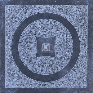 Đá băm nhám đồng tiền xanh đen 05