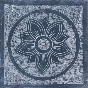 Đá băm nhám xanh đen họa tiết 12