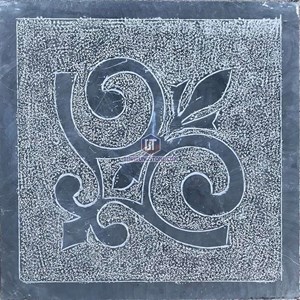 Đá băm nhám xanh đen họa tiết 15