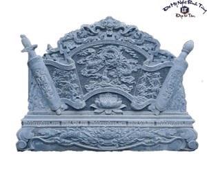 Bình phong đá xanh đen 20