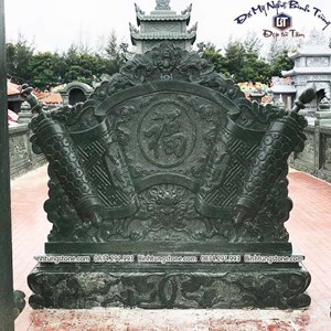 Cuốn thư đá xanh rêu 01