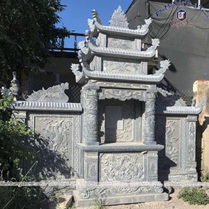 Lăng thờ đá xanh đen 11
