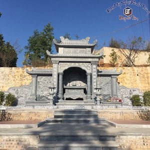 Lăng thờ đá xanh đen 12