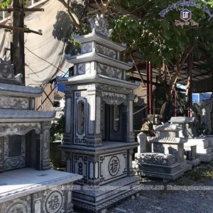 Lăng thờ đá xanh đen 13