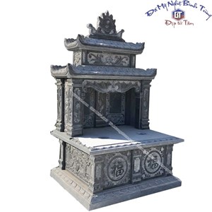 Lăng thờ đá xanh đen 14