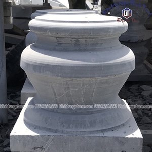 Đá kê cột gỗ nguyên khối 03