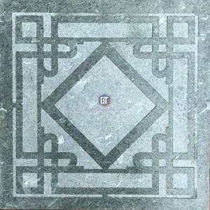 Đá ốp sân vườn giá rẻ bắn cát xanh rêu 04