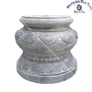 Đá kê cột nhà xanh đen 08