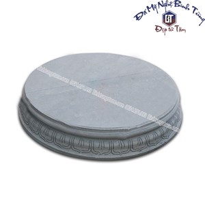 Đá kê cột gỗ hình tròn 09