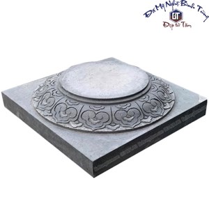 Đá kê cột gỗ hoa văn CNC 10