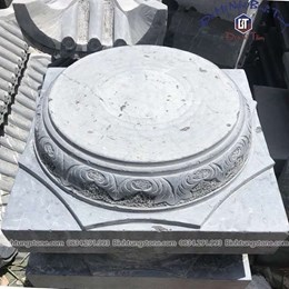 Chân đế cột đá mặt tròn 12