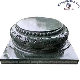 Đá kê cột nhà xanh rêu 02