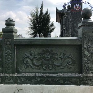 Lan can hoa văn bông sen 03