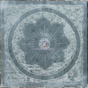 Đá băm nhám xanh rêu họa tiết 01