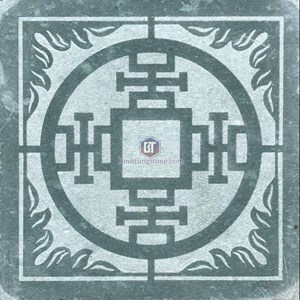 Đá bắn cát xanh rêu 06