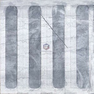 Đá xẻ rãnh xanh đen bo tròn