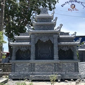 Lăng thờ đá xanh đen 16