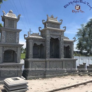 Lăng thờ đá xanh đen 18