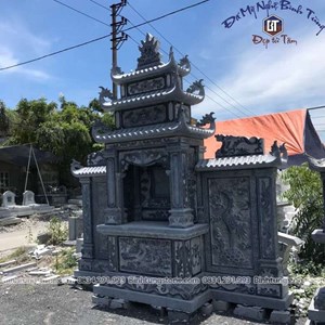 Lăng thờ đá xanh đen 19