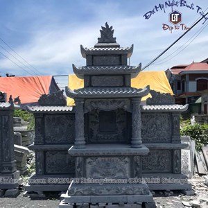 Lăng đá đẹp, màu xanh đen 26