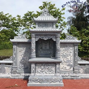 Lăng thờ chất liệu đá xanh đen 29