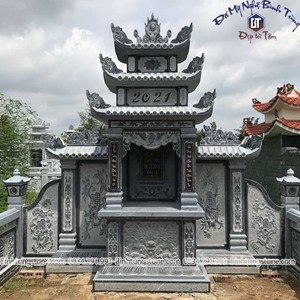 Long đình đá xanh đen 34