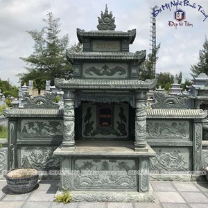 Lăng thờ đá xanh rêu 05