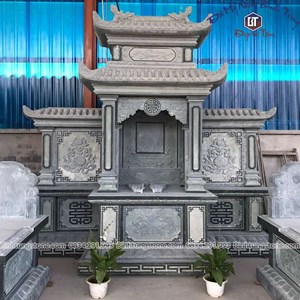 Lăng thờ đá xanh rêu 07