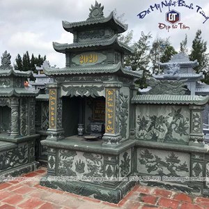 Lăng thờ đá xanh rêu 06