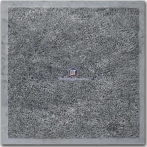 Đá băm nhám cà viền xanh đen