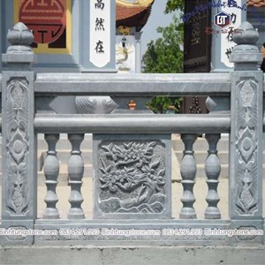 Lan can đá xanh đen 03