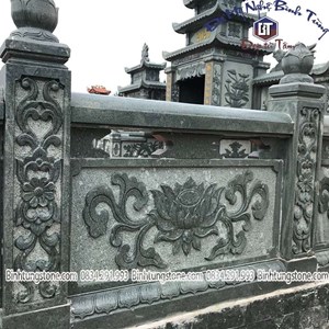 Hàng rào lăng mộ hoa văn tinh xảo 07