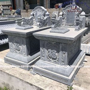 Mộ ngai đá xanh đen 10