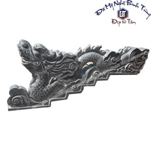 Rồng bậc thềm đá xanh đen 03
