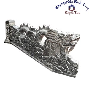Rồng bậc thềm đá xanh đen 04