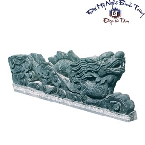 Rồng bậc thềm đá xanh đen 08