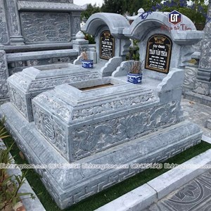 Mộ mái vòm đá xanh đen 05