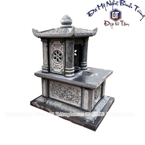 Mộ một mái khắc hoa văn 08