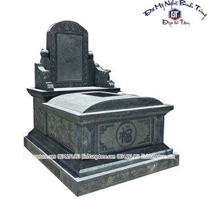 Mộ ngai đá xanh rêu 01