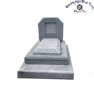 Mộ bành đá xanh đen 02