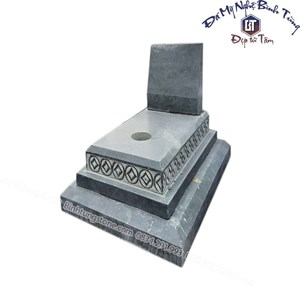 Mộ bành đá xanh đen 05