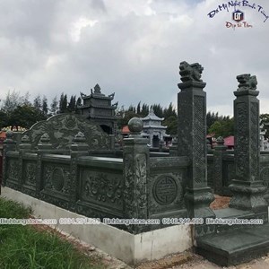 Mẫu lăng mộ đá đơn giản đẹp 03